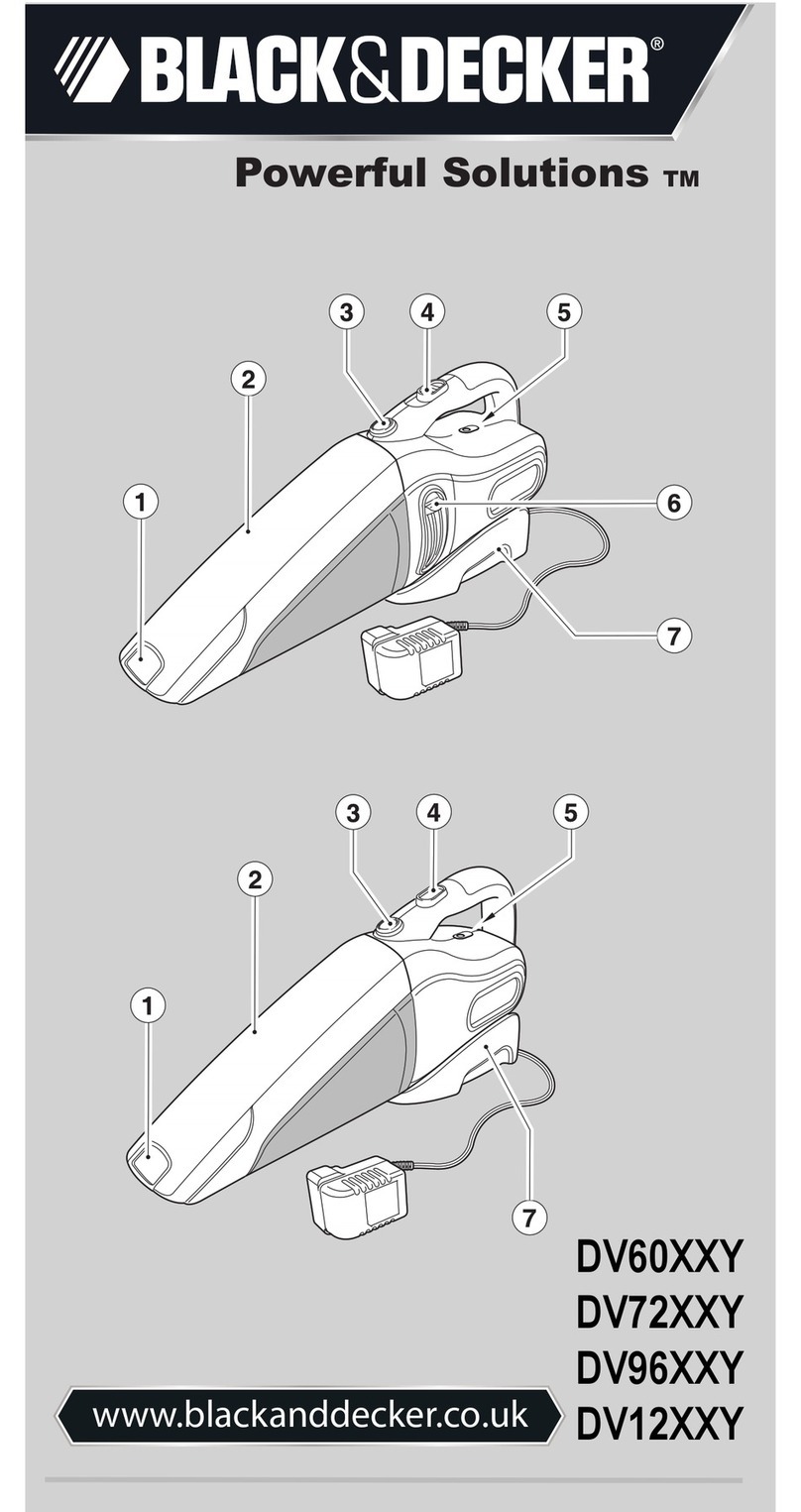 Black & Decker DV60XXY User manual