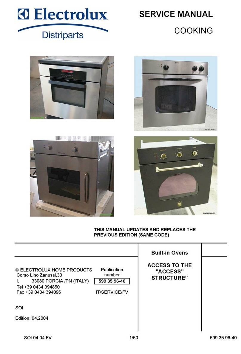 Electrolux Built-in ovens Service manual
