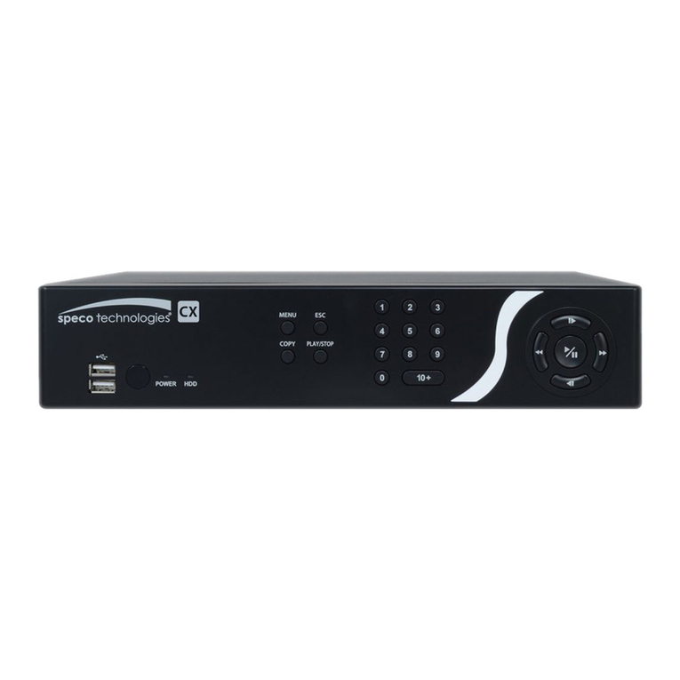 Speco D4CX operation instruction