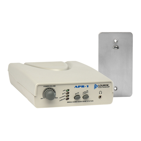 Louroe Electronics ASK-4 User manual