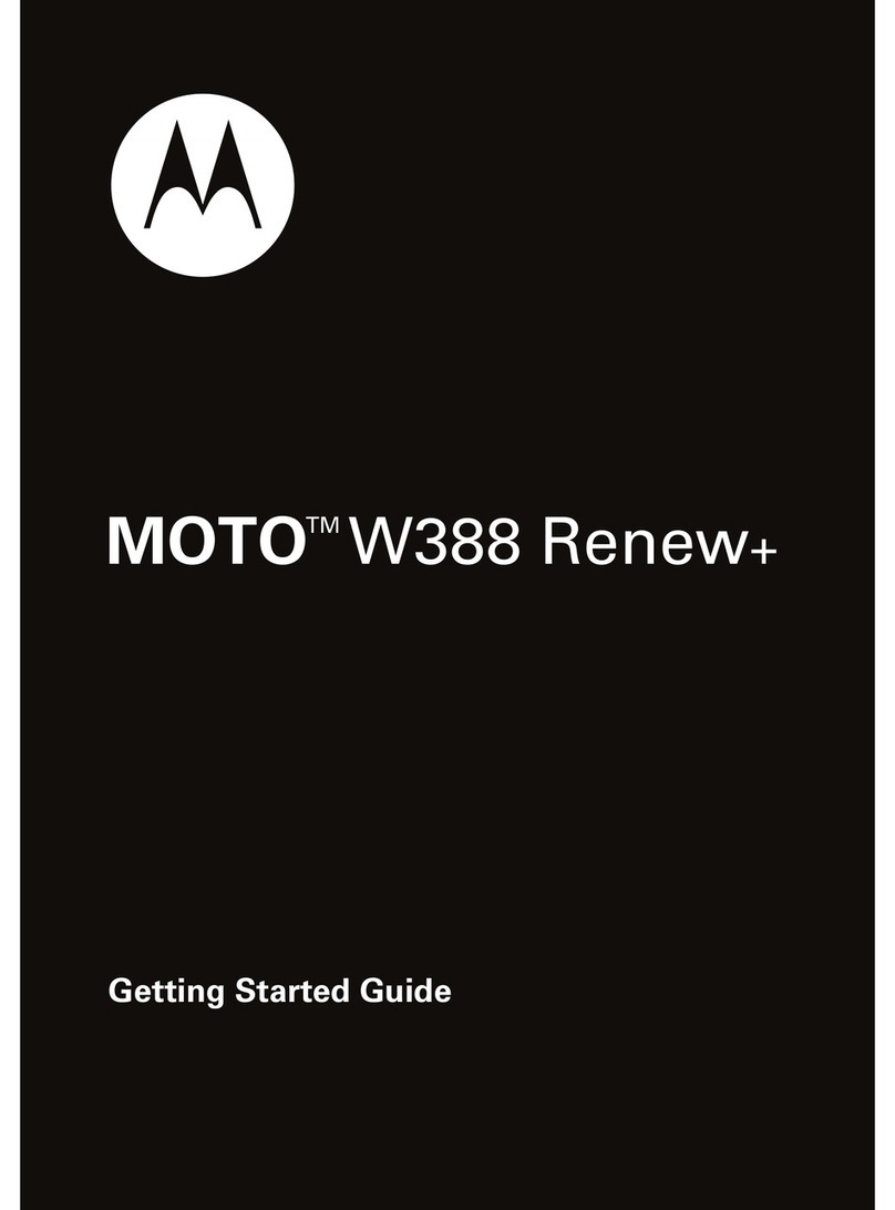 Moto W388 Renew+ User manual