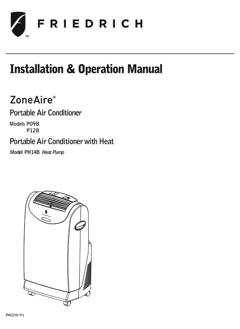 Friedrich ZoneAire P09B User manual