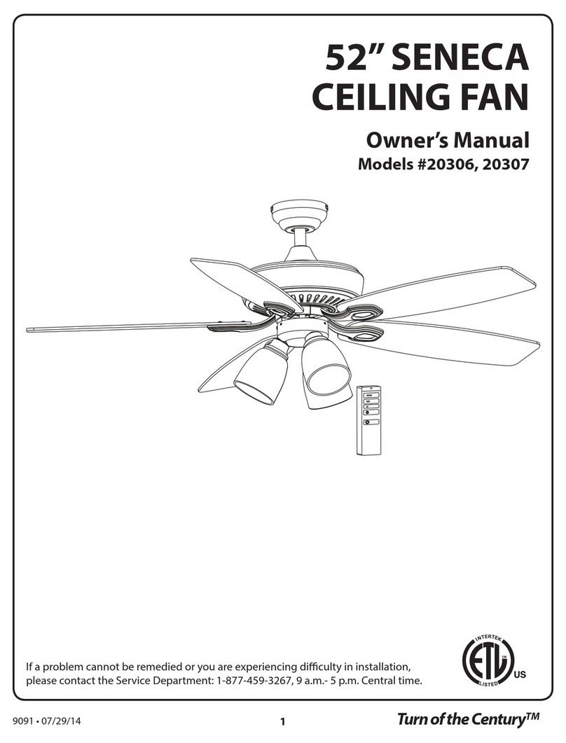 Turn of the century SENECA 20306 User manual