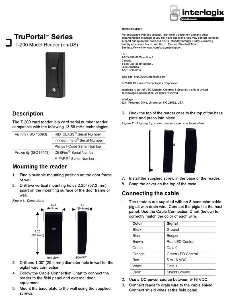 Interlogix TruPortal T-200 User manual