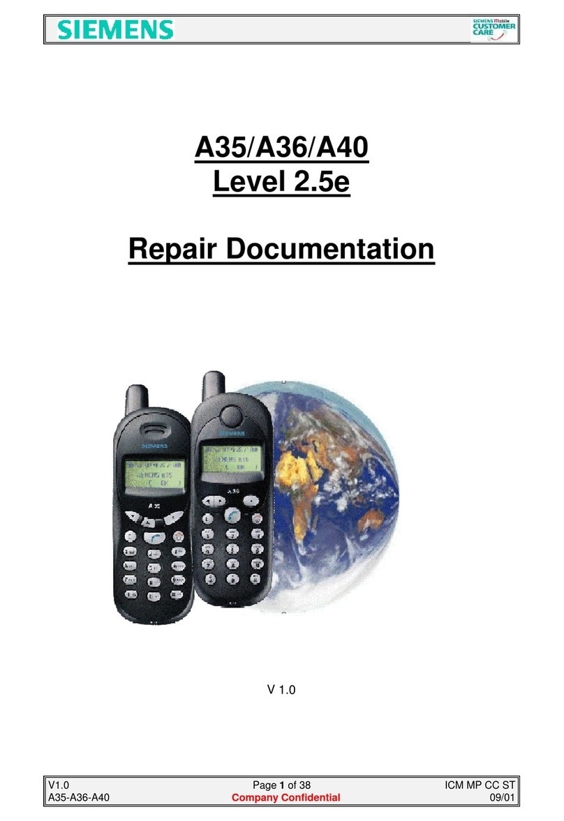 Siemens A35 Repair documentation