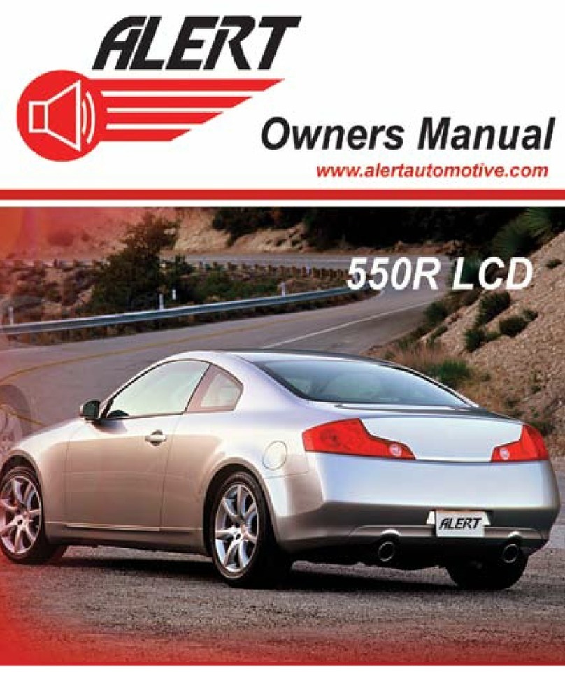 Alert 550R LCD owner's manual