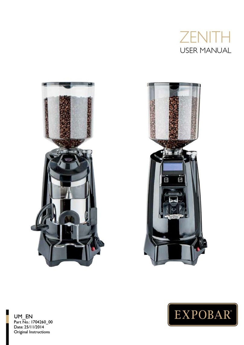 Expobar ZENITH Manual user manual