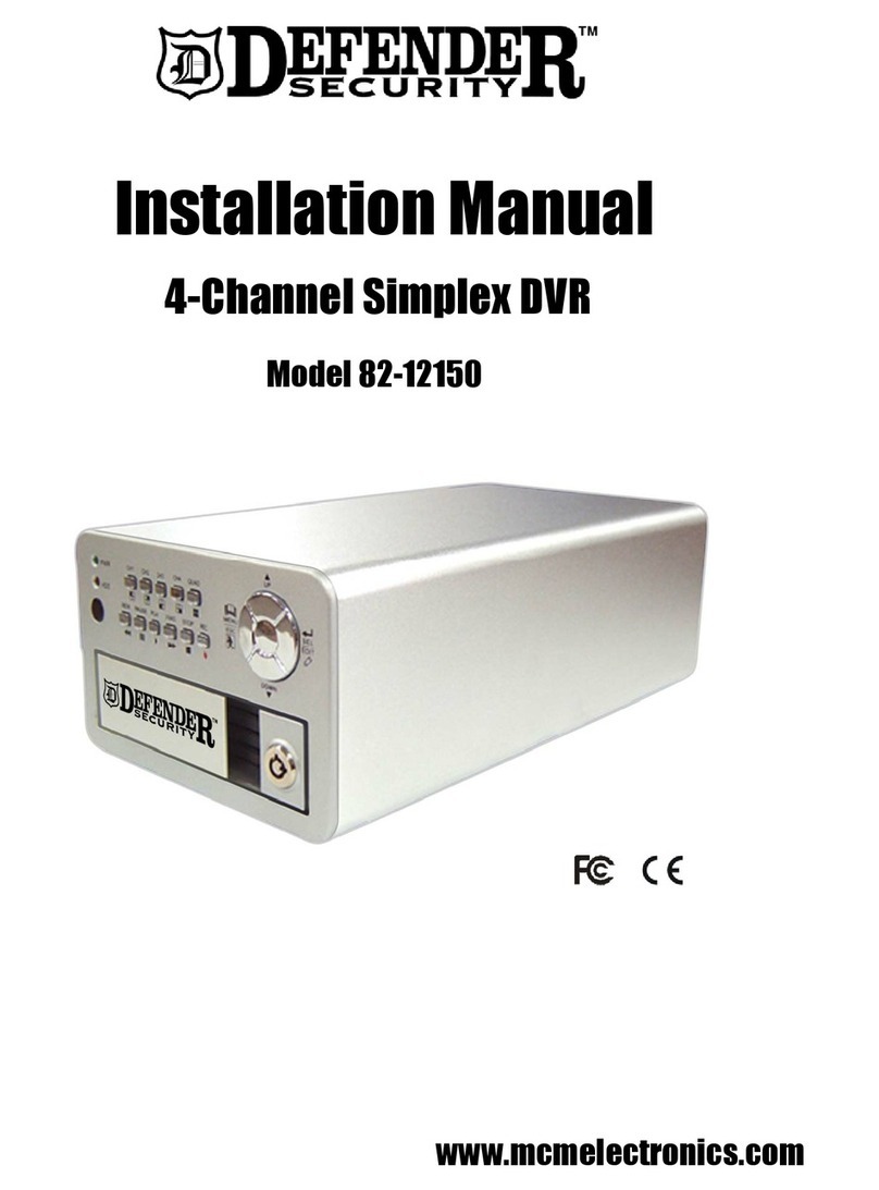 Defender Security 82-12150 installation manual
