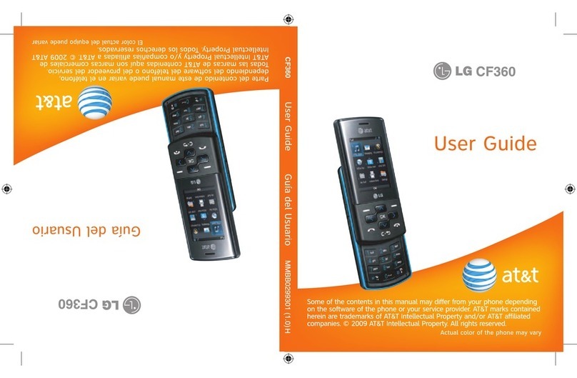 LG CF360 User manual