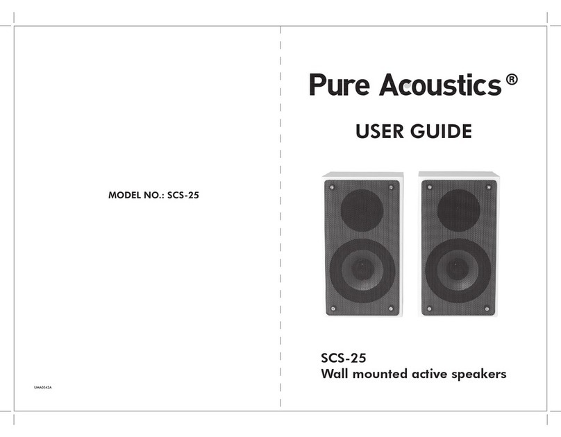 Pure Acoustics SCS-25 user guide
