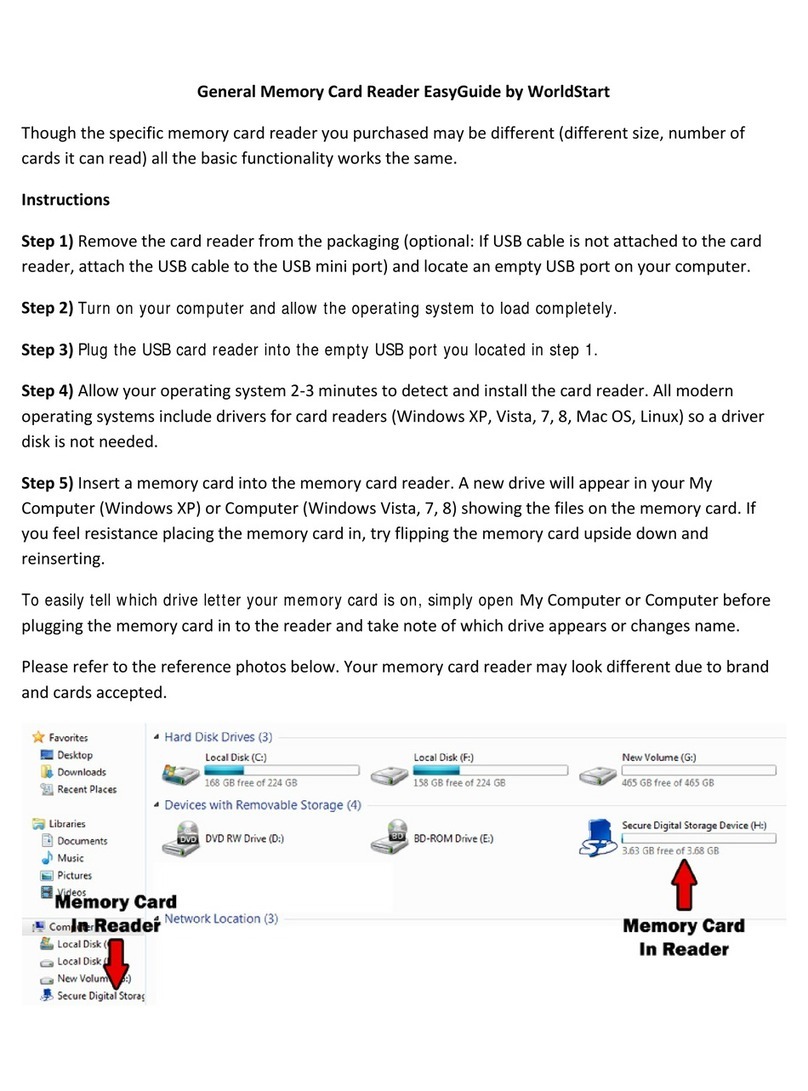 WorldStart General instructions