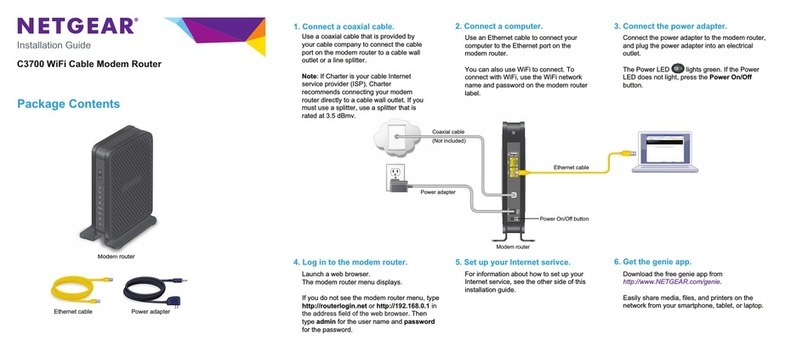 NETGEAR C3700 User manual NETGEAR C3700 User manual