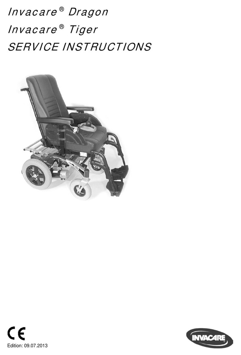 Invacare Dragon Operating instructions
