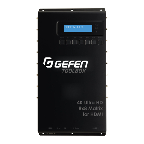 Gefen GTB-HDFST-848 User manual