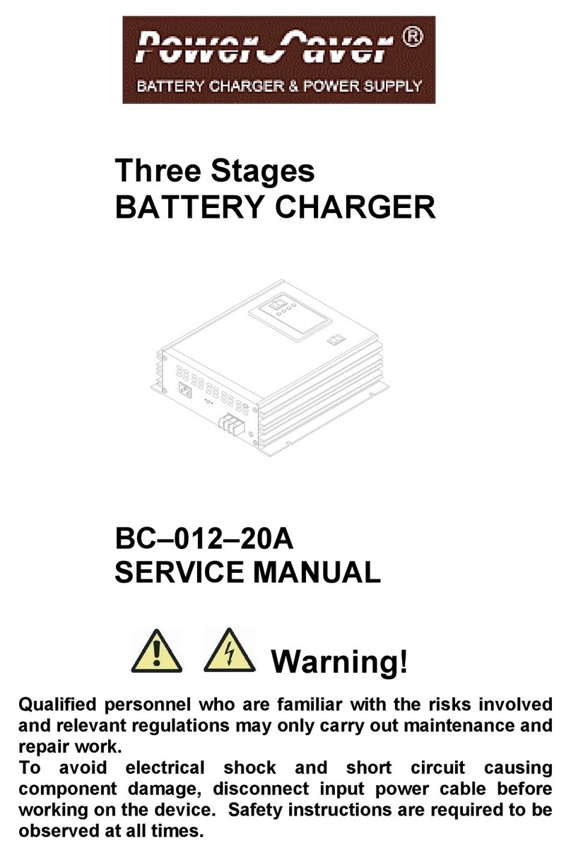 Power Saver BC-012-20A Service manual