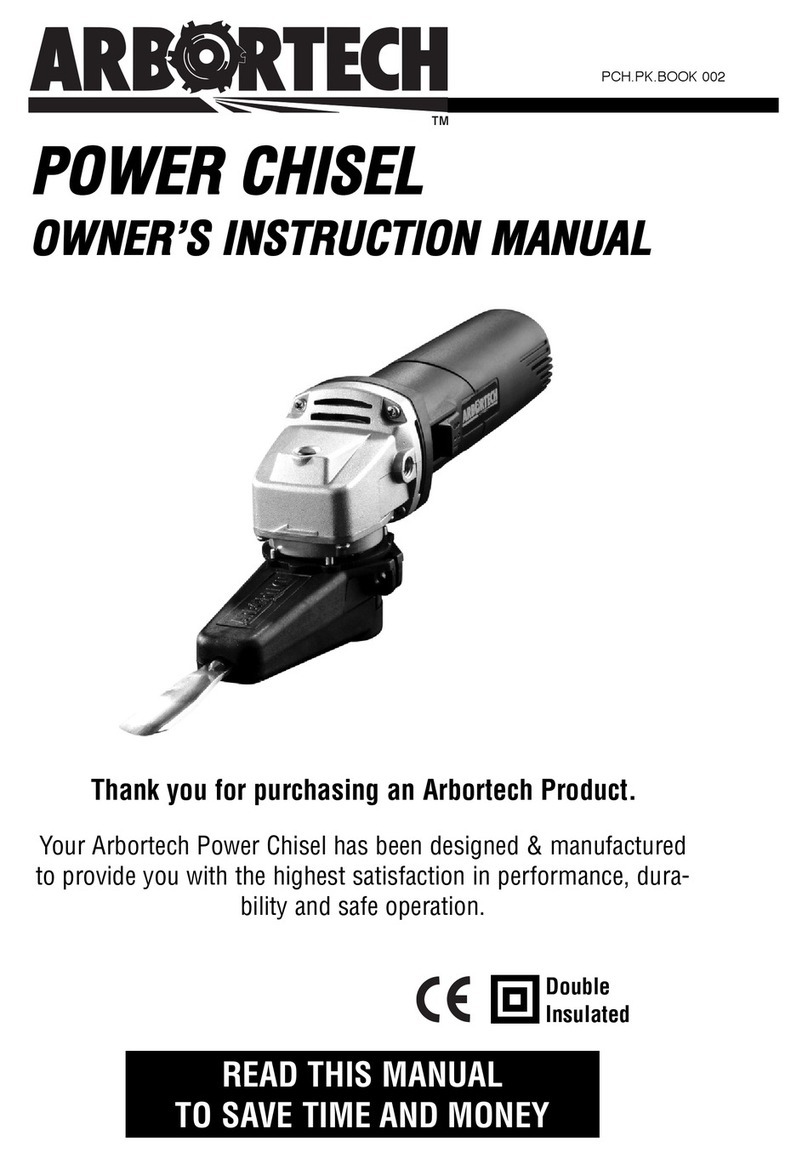 Arbortech POWER CHISEL Setup guide