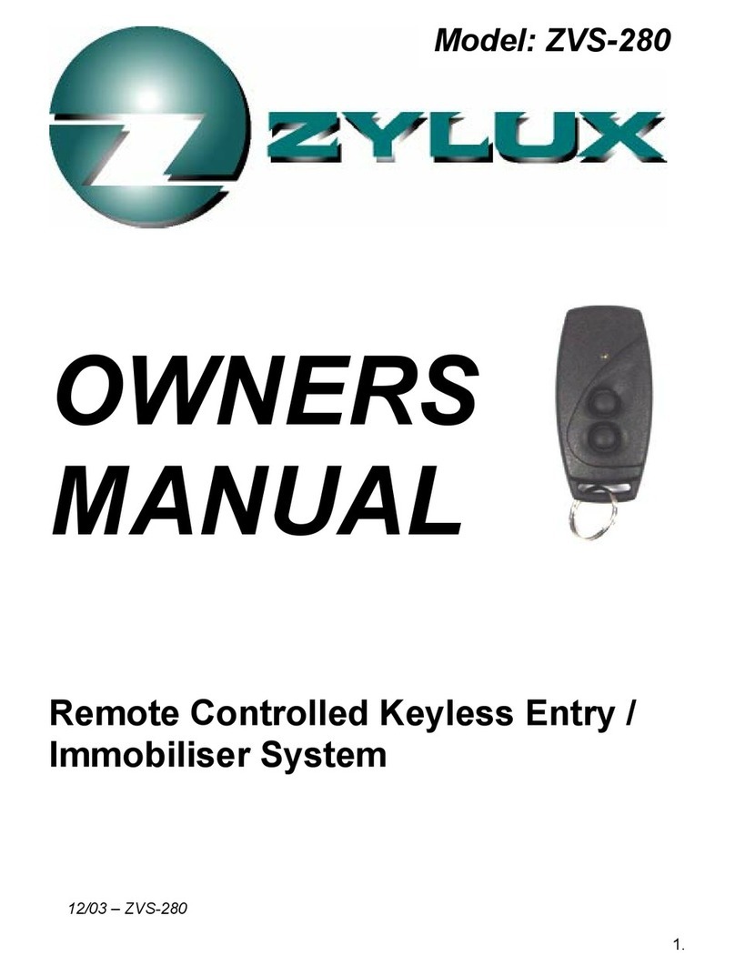 ZYLUX ZVS-280 owner's manual