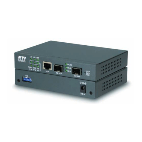 KTI Networks KGC-320 User manual
