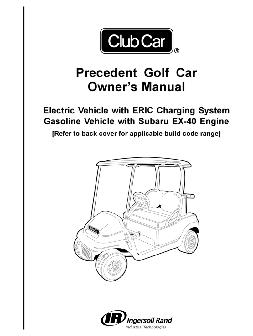 Club Car Precedent owner's manual