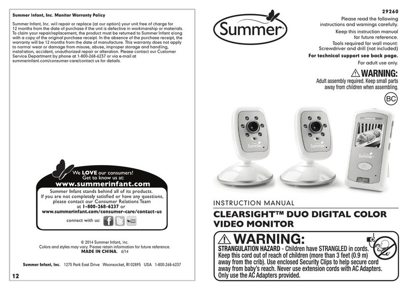 Summer Clearsight 29260 instruction manual