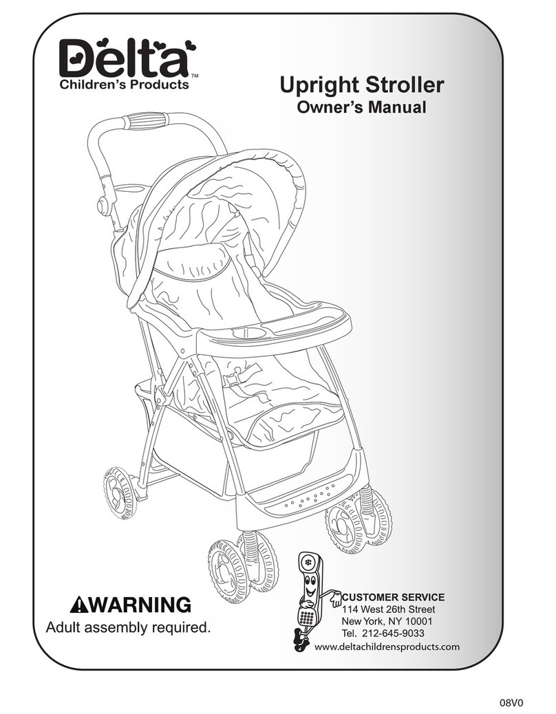 Delta Upright Stroller User manual