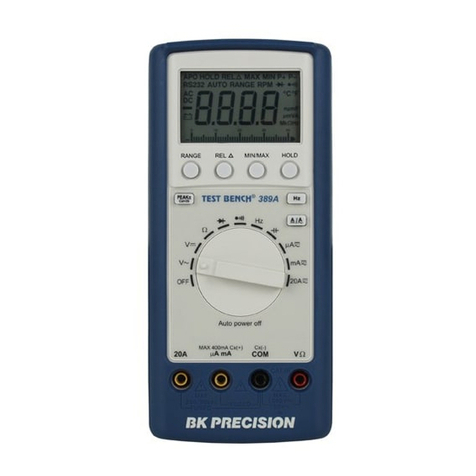 B+K precision 389A Test Bench User manual B+K precision 389A Test Bench User manual