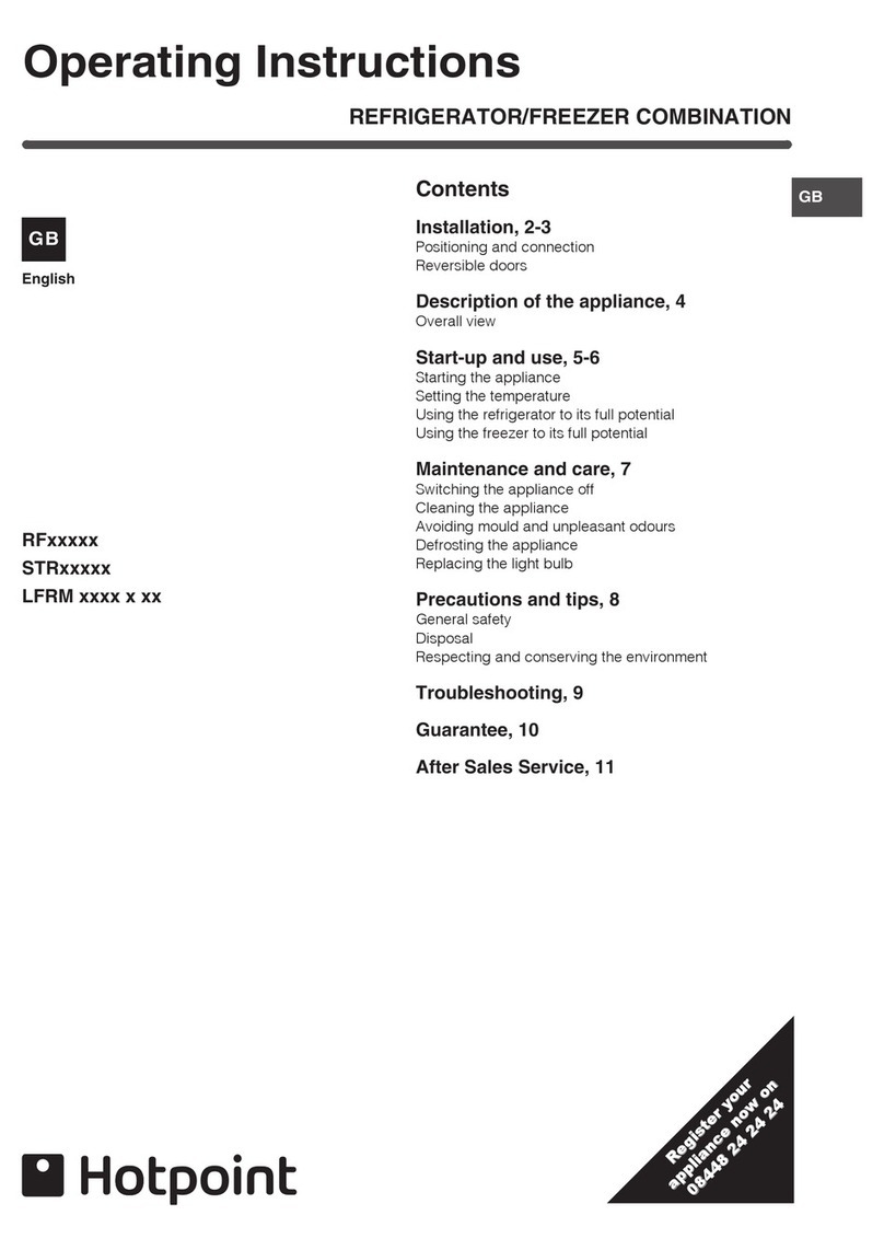 Hotpoint RF series User manual