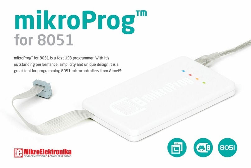 mikroElektronika mikroProg User manual