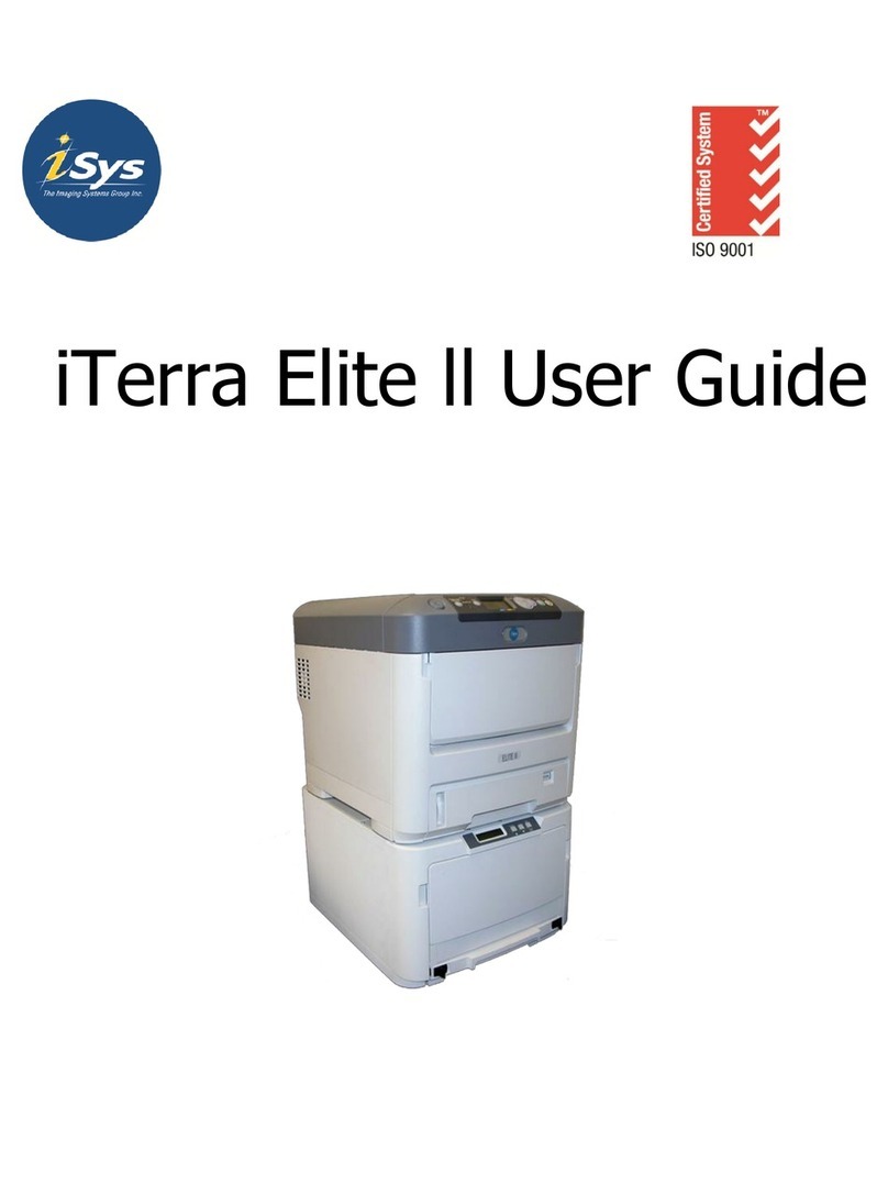 iSys iTerra Elite ll user guide
