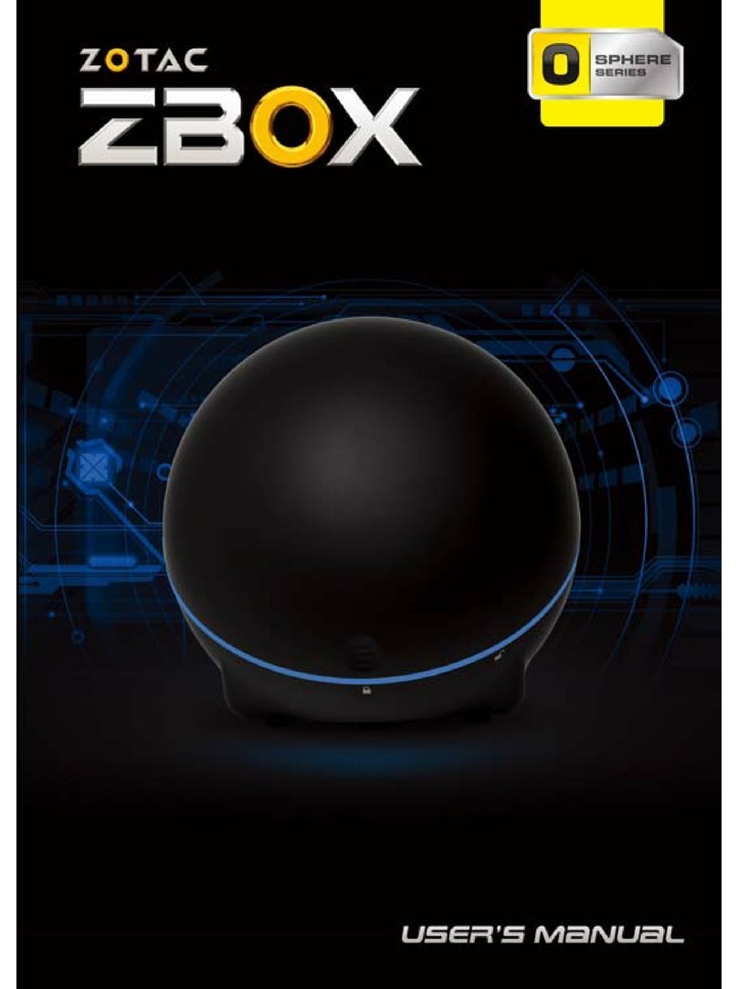 Zotac ZBOX series User manual