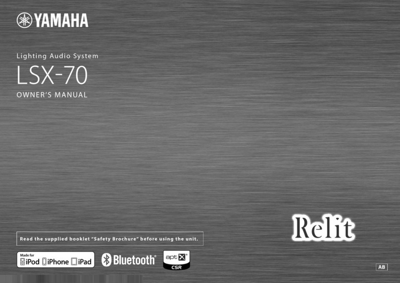Yamaha LSX-70 Relit User manual