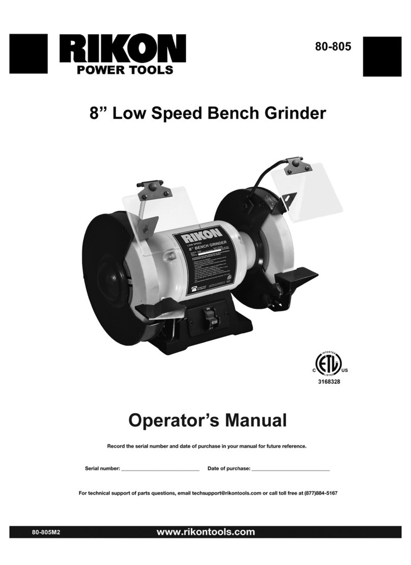 Rikon Power Tools 80-805 Operator's manual