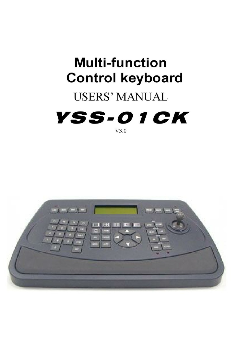 Yudor YSS -01CK User manual