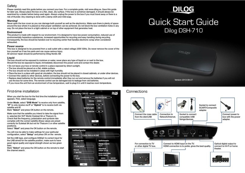 Dilog DSH-710 quick start guide