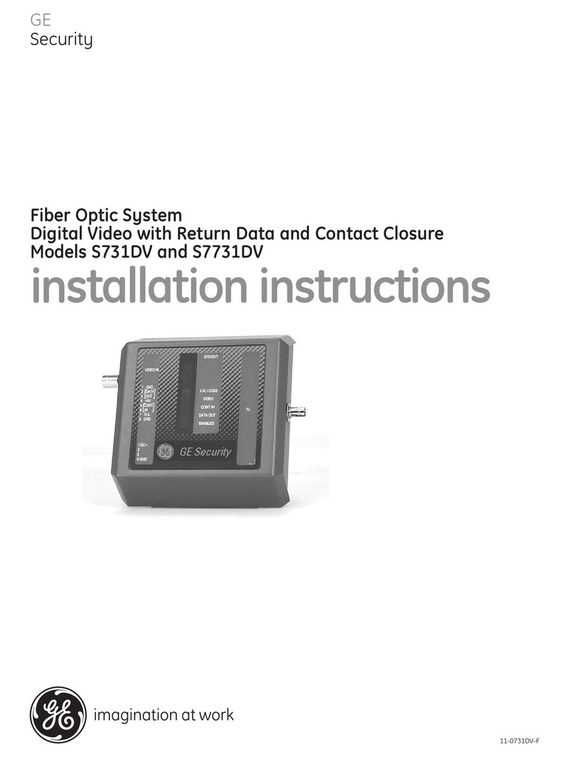 GE Security S731DV User manual