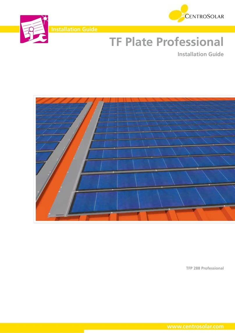 Centrosolar TFP 288 Professional User manual