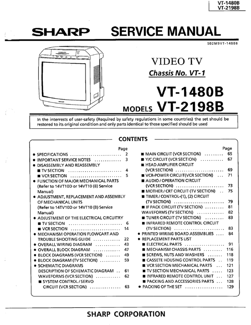 Sharp VT-1480B User manual