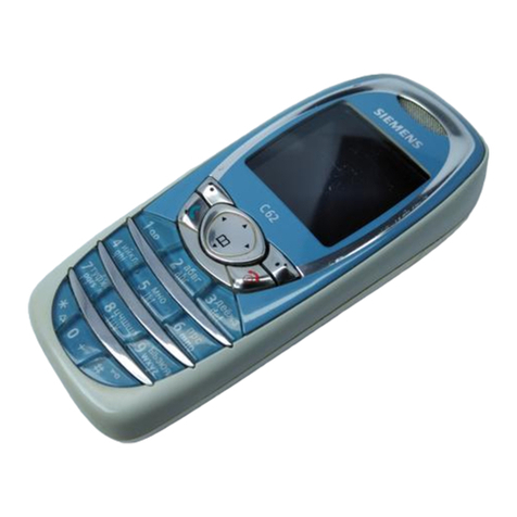 Siemens C62 User manual Siemens C62 User manual