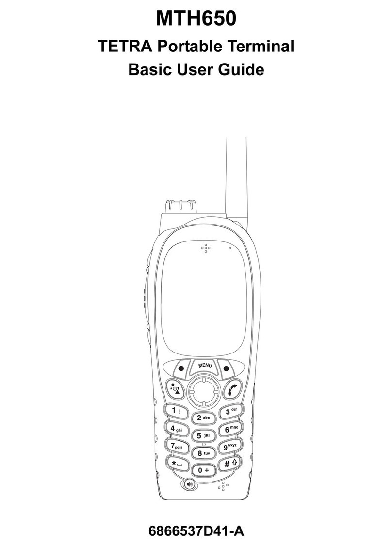 Tetra MTH650 Basic user's guide
