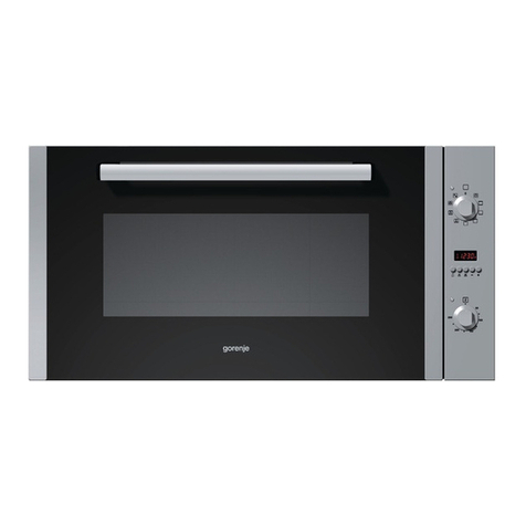 Gorenje BOW3300AX Operating and maintenance instructions Gorenje BOW3300AX Operating and maintenance instructions