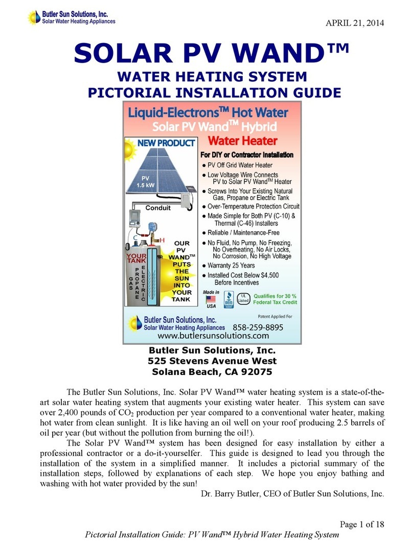 Butler Sun Solutions SOLAR PV WAND installation guide