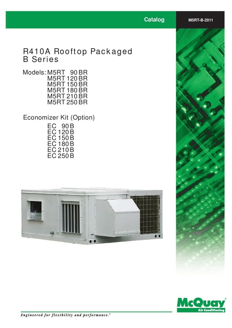 McQuay M5RT 90 BR User manual