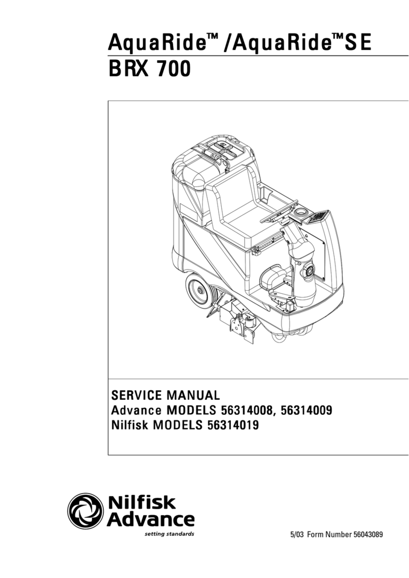 Nilfisk-Advance AquaRide User manual