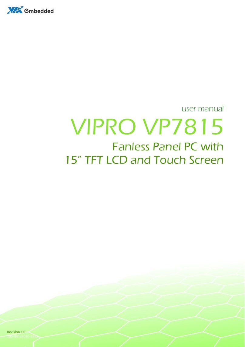 VIA Technologies VIPRO VP7815 user manual VIA Technologies VIPRO VP7815 user manual