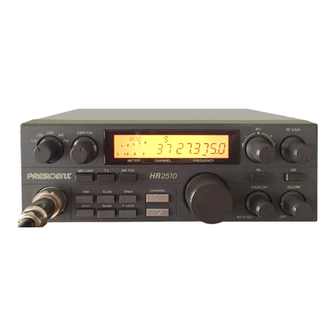 PRESIDENT HR2510 User manual