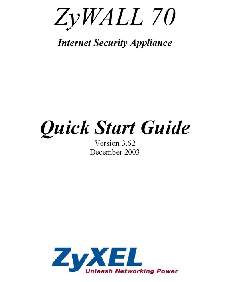 ZyXEL Communications ZyWALL 70 quick start guide