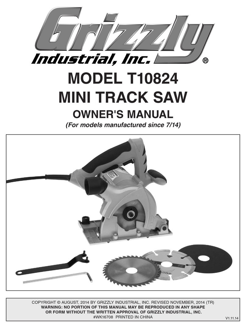 Grizzly T10824 User manual