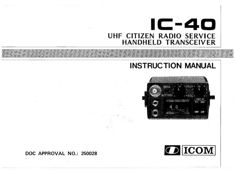 Icom IC-40 instruction manual