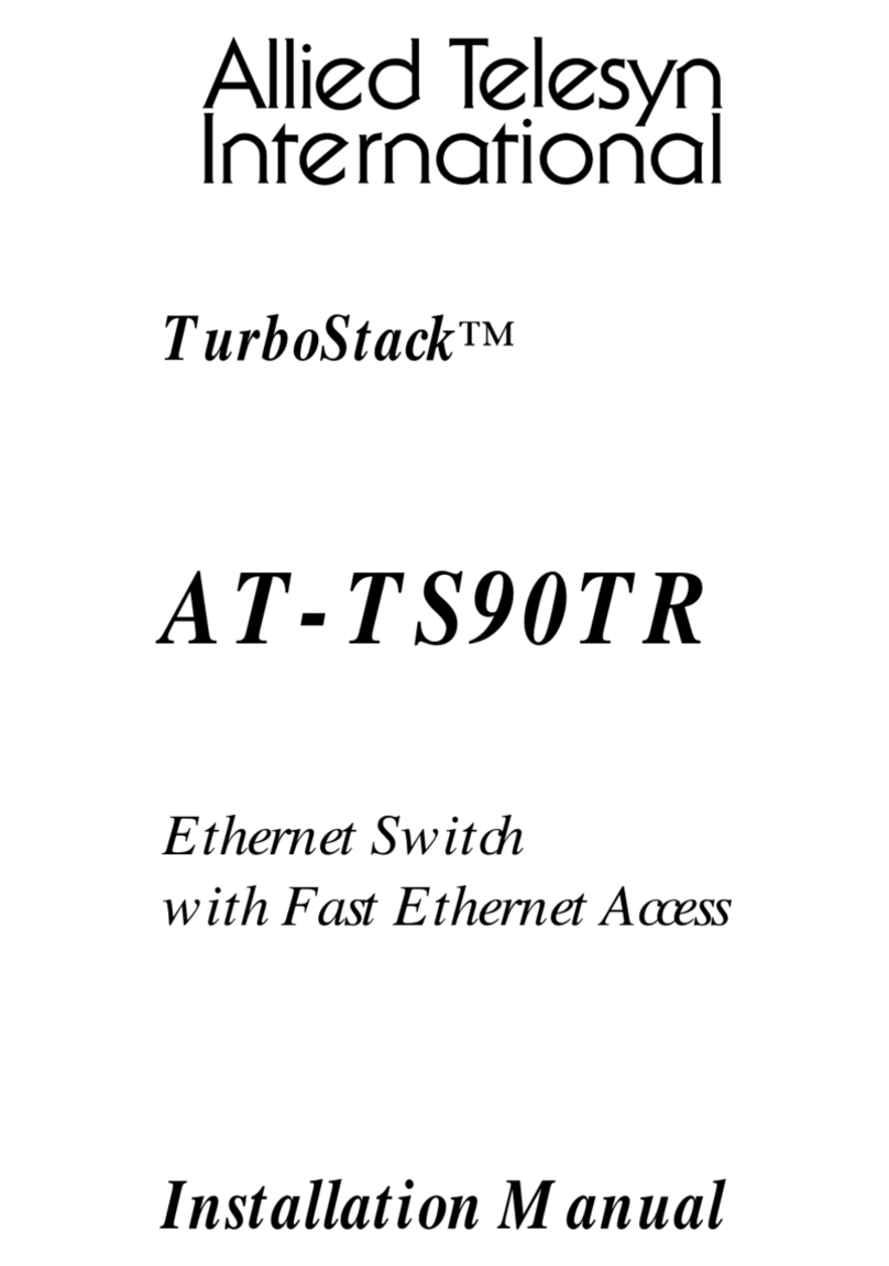 Allied Telesis TurboStack AT-TS90TR User manual