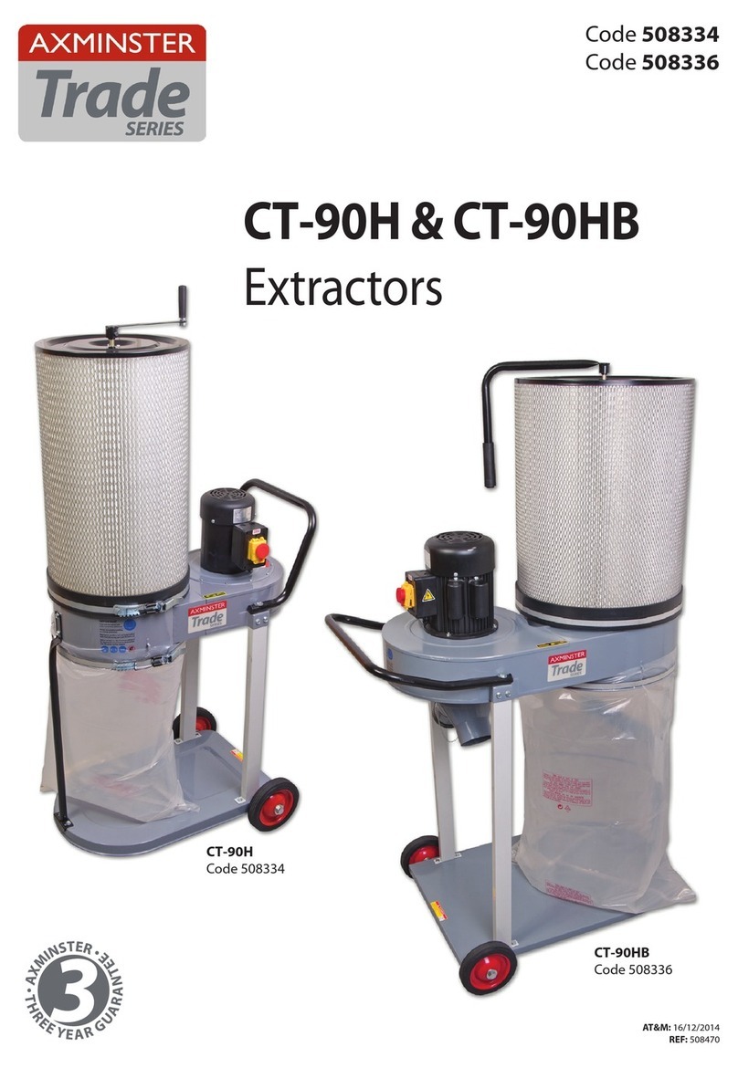 Axminster CT-90H User manual